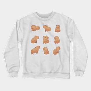 Cute Capybaras Crewneck Sweatshirt